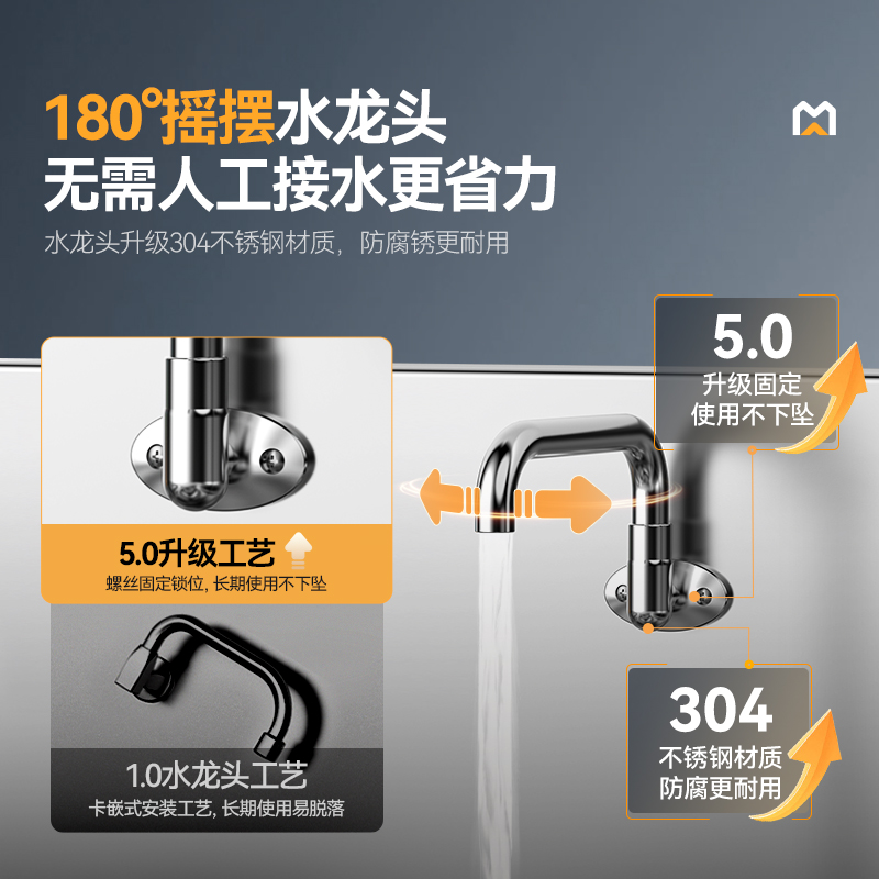 麥大廚星麥款304材質電磁大鍋灶單頭大鍋灶1200